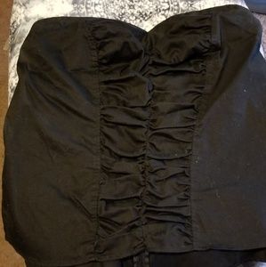 Torrid Black Strapless Top